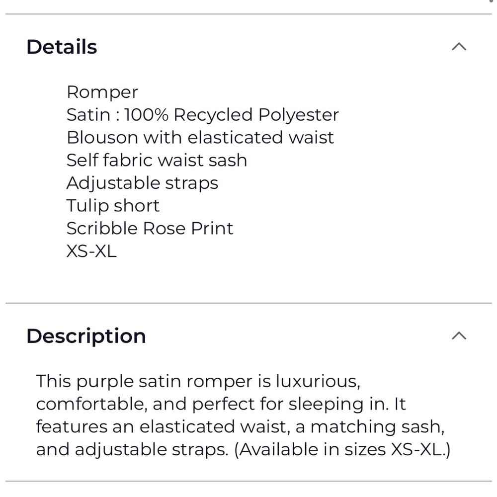 Adore Me Karrina Floral Satin Sleep Romper - Picture 4 of 12